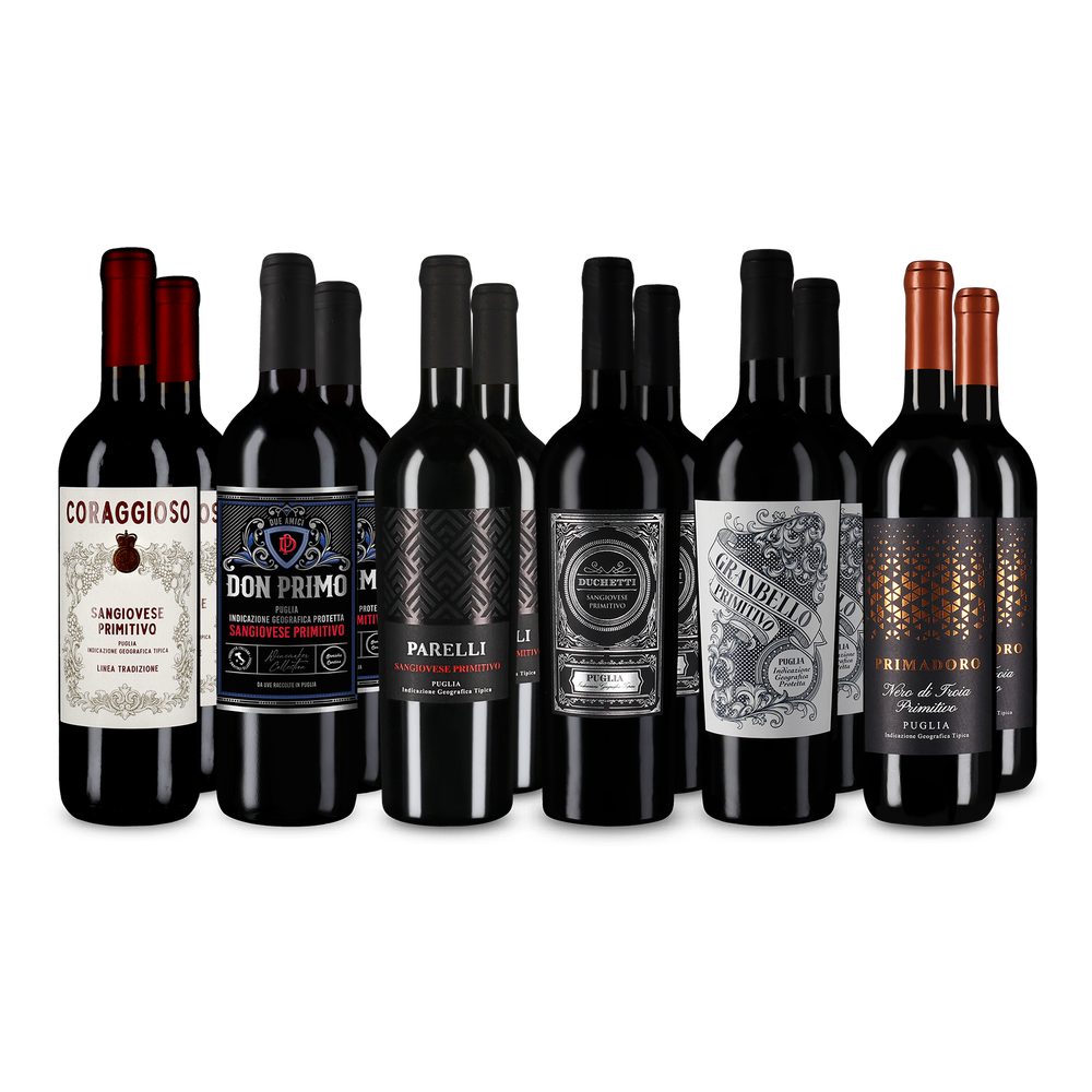 6x2 Unsere Primitivo-Favoriten im Vorratspaket