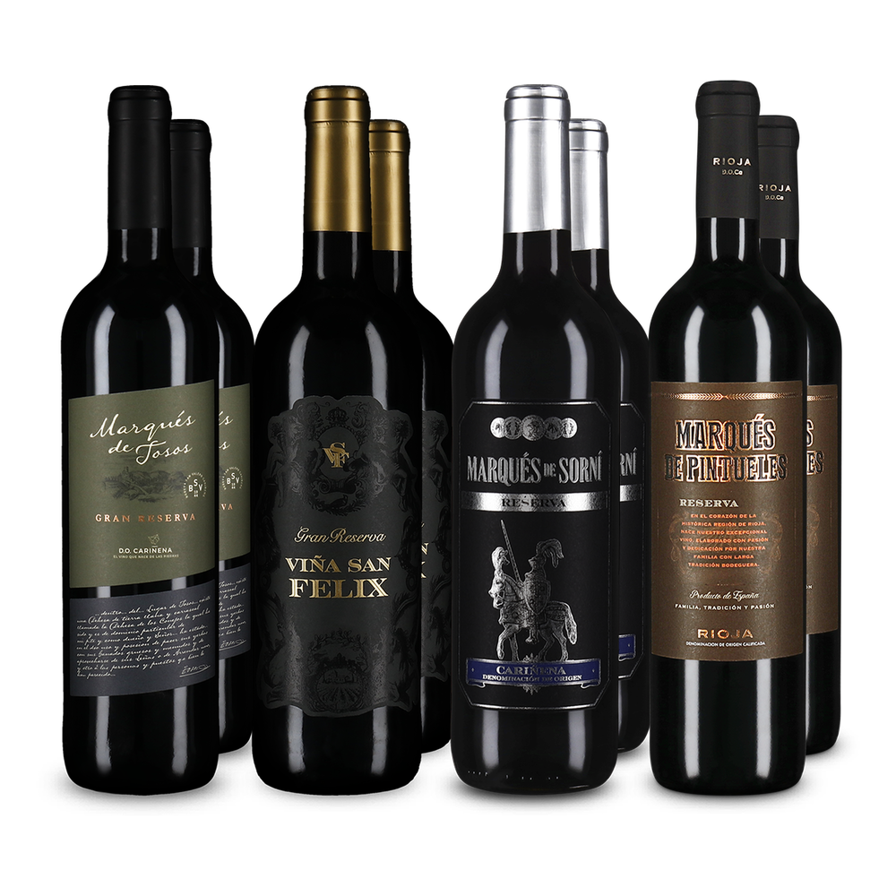 4x2 Spaniens Spitzen-Weine im Vorteilspaket