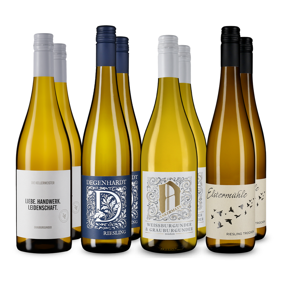 4x2 Deutsche Weißwein-Favoriten für den Spätsommer