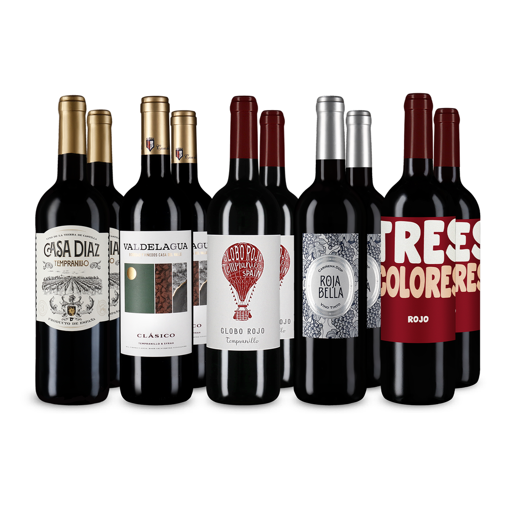 5x2 Spaniens Rotwein-Favoriten zum Entdeckerpreis