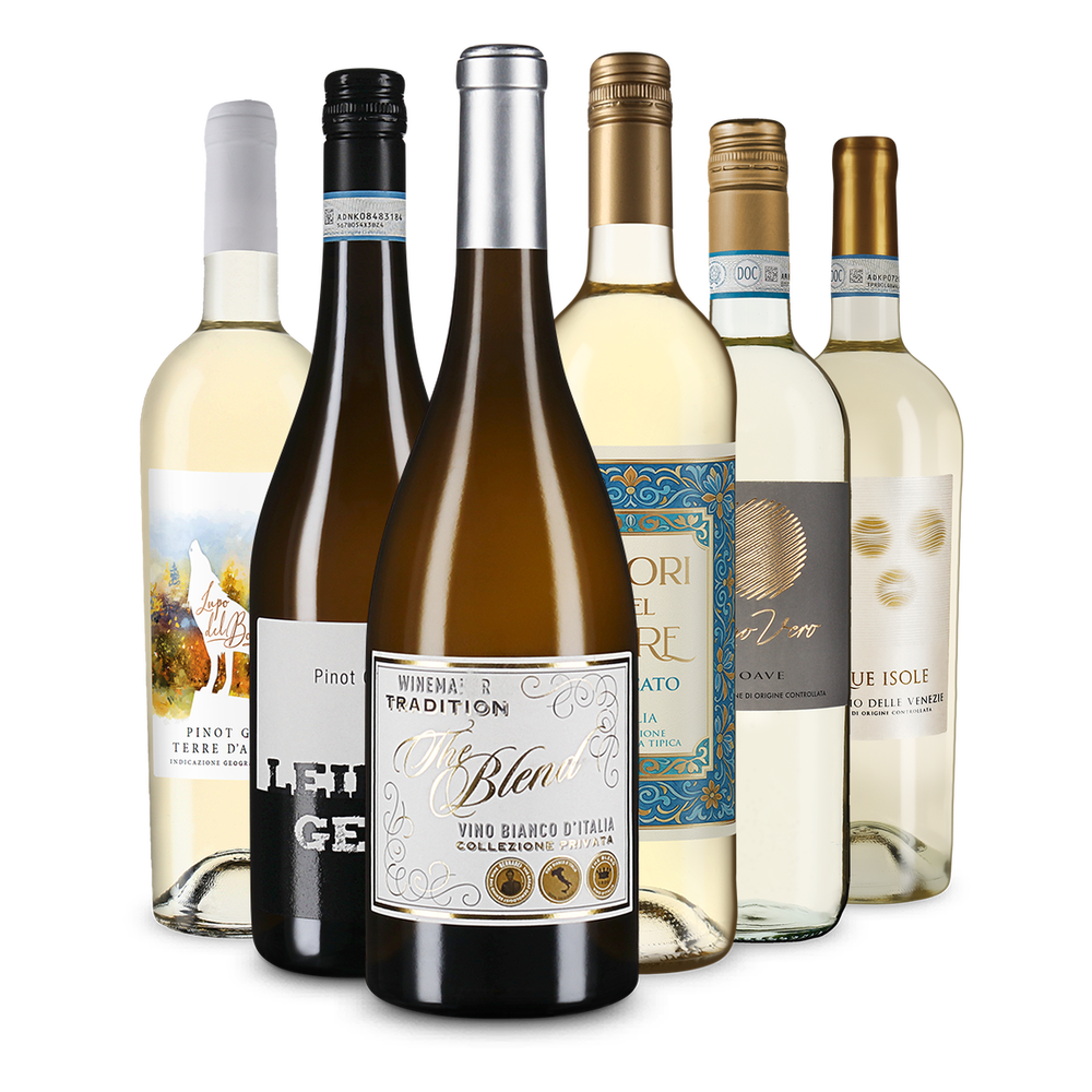 6x1 Italiens Weißwein-Auswahl: Von Kunden geschätzt