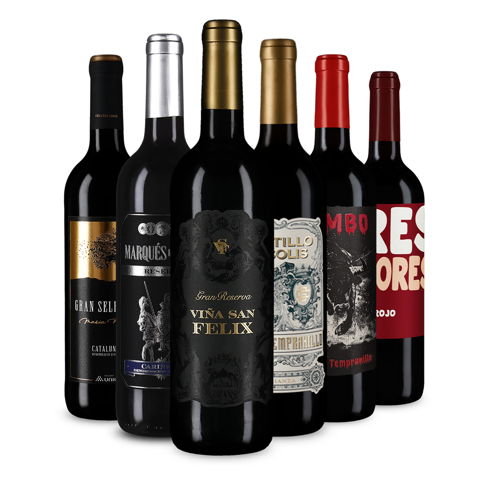 6x1 Spanische Rotwein-Favoriten unserer Kunden