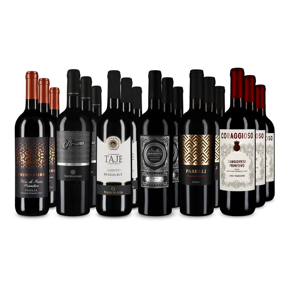 6x3 Primitivo XXL: Unsere Lieblinge zum XXS-Preis
