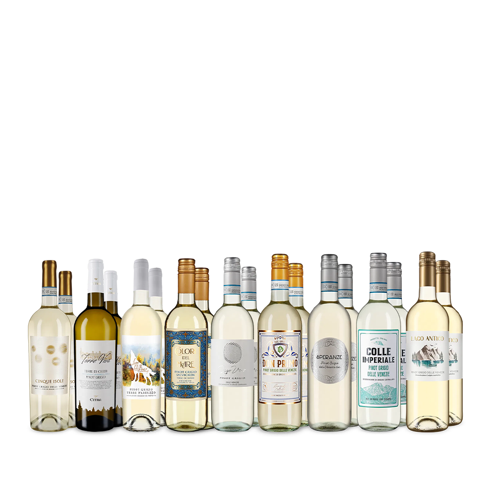 9x2 Pinot-Grigio-Vielfalt zum Vorteilspreis
