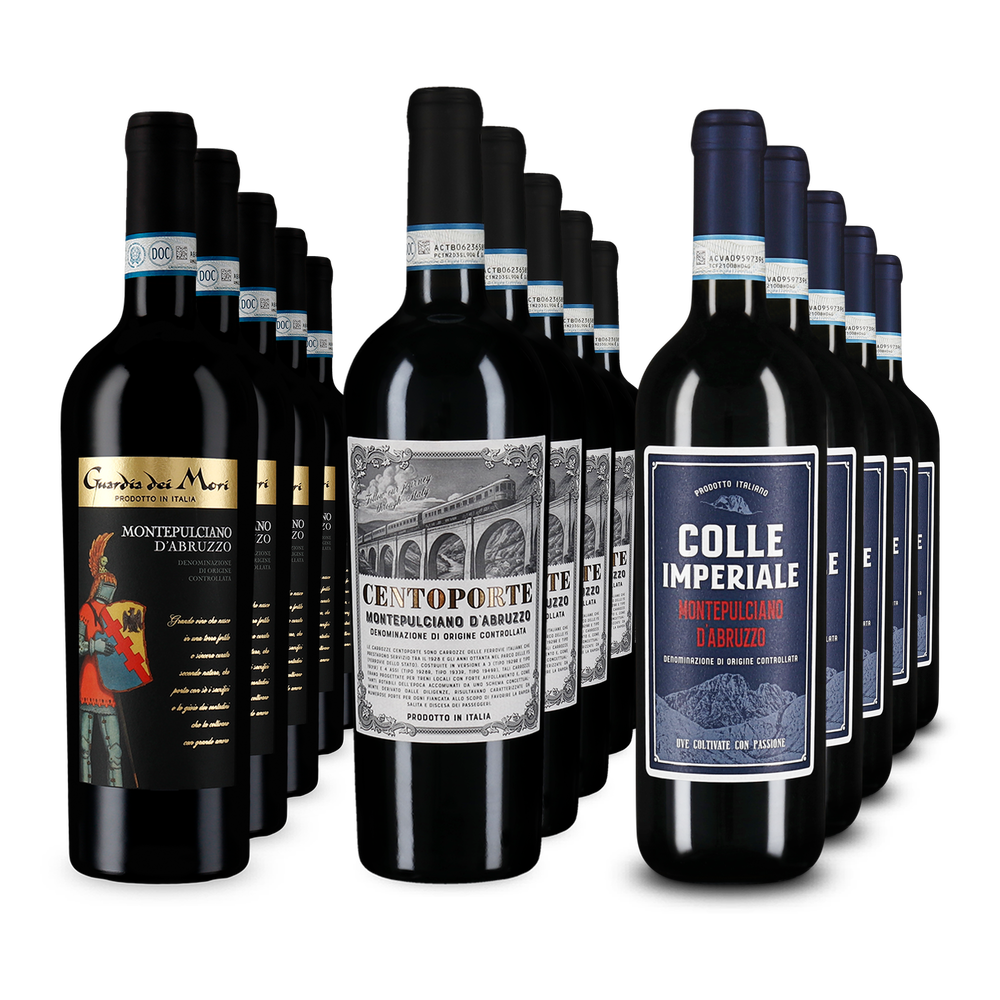 3x5 Montepulciano d'Abruzzo: Große Vielfalt aus Mittelitalien