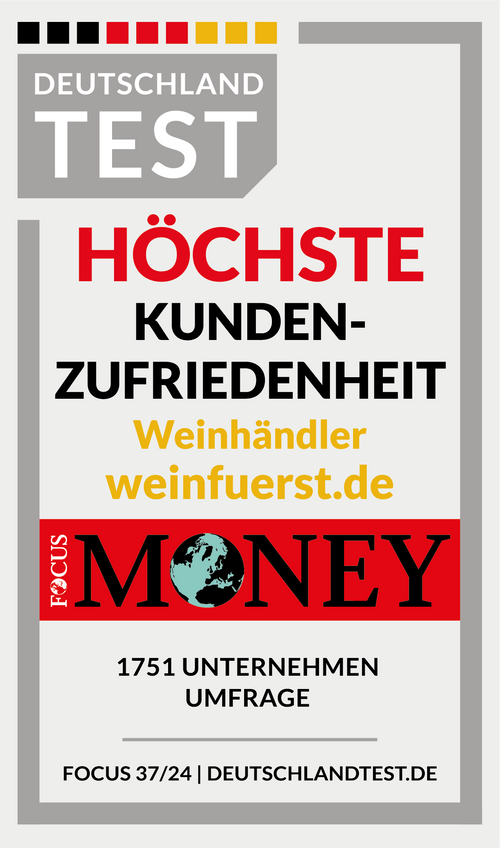 Siegel DT Hoechste Kundenzufriedenheit 2024 weinfuerst